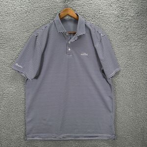 Holderness & Bourne Maxwell Golf Polo Shirt Mens XL Blue Striped 2025 Players